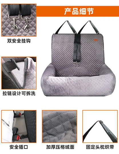 Yut dog car nest pad pet rear nest car cushion  seat   in the car