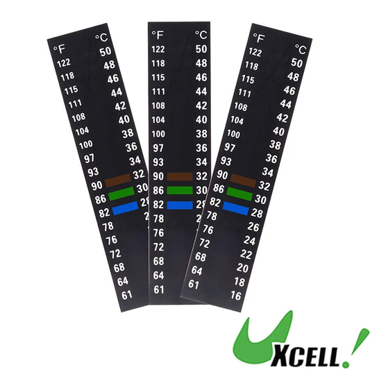 UXCELL Aquarium Thermometer Strips Fish Tank Thermometer Sticker 16-50 °C 18-34 °C Fish Tank Adhesive Sticky Temperature Tools