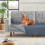 Waterproof Dog Bed Cover Gray Pet Blanket with Anti-Slip Back for Furniture Bed Couch Sofa Reversible Pet Sofa Cover Mattress