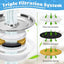 Replacement Activated Carbon Filter for Cat and Dog Water Fountains Flower Shape Round Dispenser Pet Water Fountain Filters