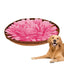 Pet Dog Sniffing Mat Anti-Slip Pet Foraging Mat Interactive Sniff Mat Flower-Shaped Feeding Puzzle Toy Sniffing Interactive