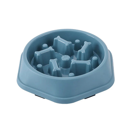 Slow Feeder Dog Bowls Slow Eating Pet Bowls Puzzle Anti-Gulping Interactive Bloat Durable Preventing Choking Healthy Dogs Bowl