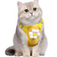 Dog Harness Vest Set Cat Clothes Small Dogs Reflective Breathable Adjustable Outdoor Walking Chest Strap Pet Supplies