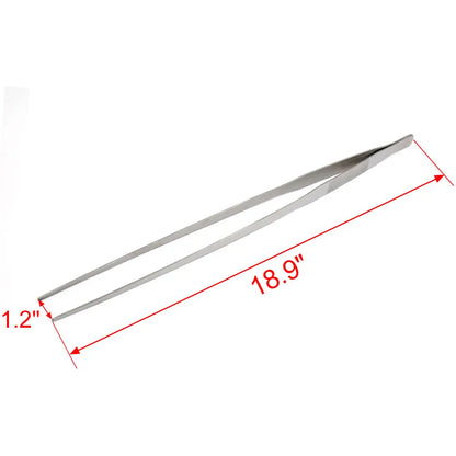 UXCELL 27-48cm Aquarium Curved Straight Tweezers Water Grass Clip Fish Tank Aquatic Plants Cleaner Tools Reptile Feeding Tongs