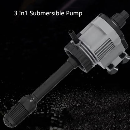 6W 3in1Fish Tank Water Pump Aquarium Filter 220V-240V Submersible Pump For Water Cycle and Pumping of the Fish Tank Rain Spray