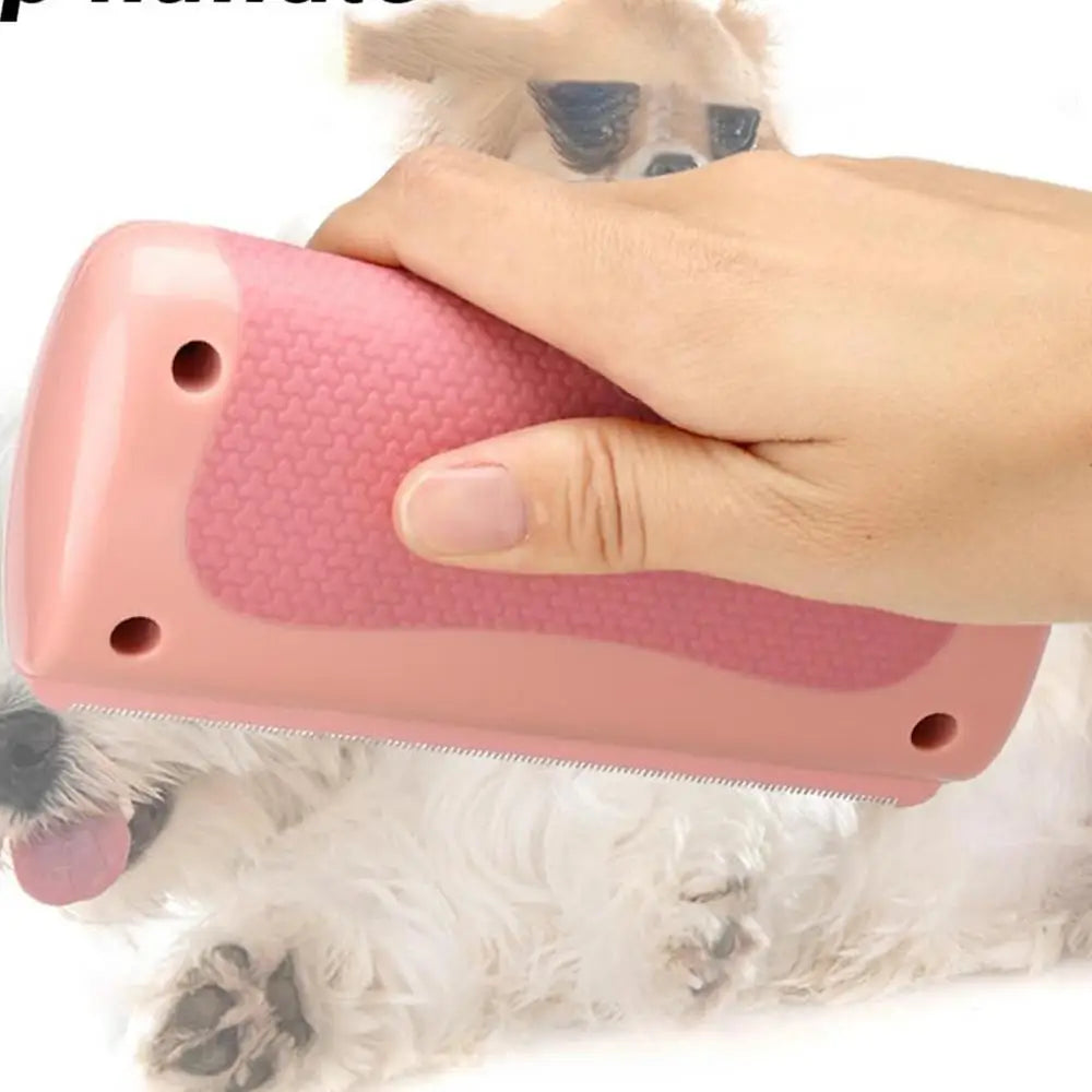 Professional Pet Deshedding Brush Ergonomic Pet Groom Brush Multifunctional Pet Groom Brush Deshedding Grooming Tool For Puppy
