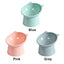 Pet Cat Dog Bowl High Foot Dog Bowl Neck Protector Cat Pet Food Water Bowl Anti-Overturning Binaural Washable Pet Feeding Bowl