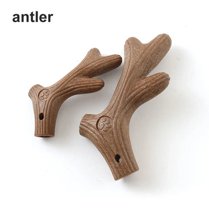 Dog Chew Toys Molar Teeth Clean Stick Strong Durable Bite Resistant Wooden Dog Chew Bone Toy Interactive Puppy Toy Pet Supplies
