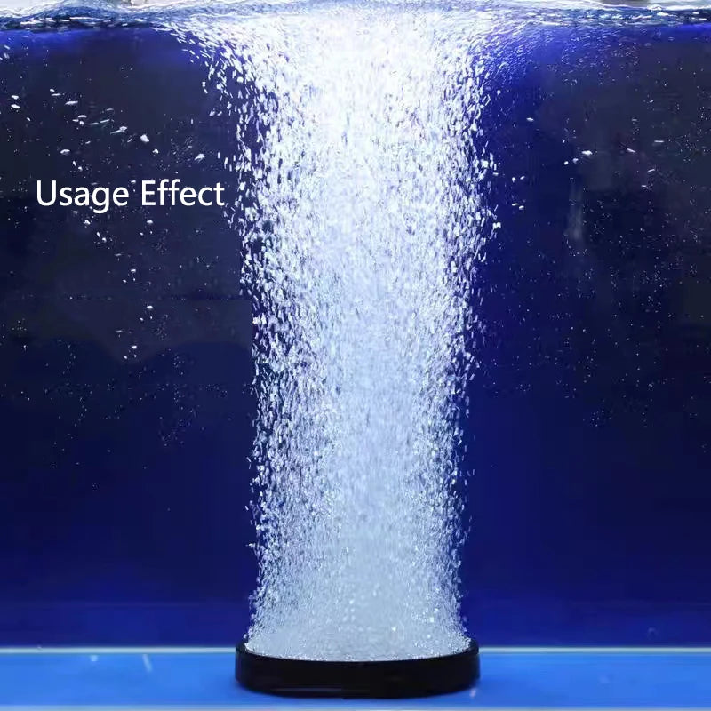 155mm Aquarium Fish Tank Air Stone With Metal Mouth Oxygen Aerator Increasing Air Bubble Pond Pump Hydroponic Oxygen acuarios