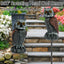 Owl Scare Bird Control Devices with 360° Swivel Head Waterproof Fake Owl Scarecrow Decoy Lifelike Simulation Owl Bird Deterrent