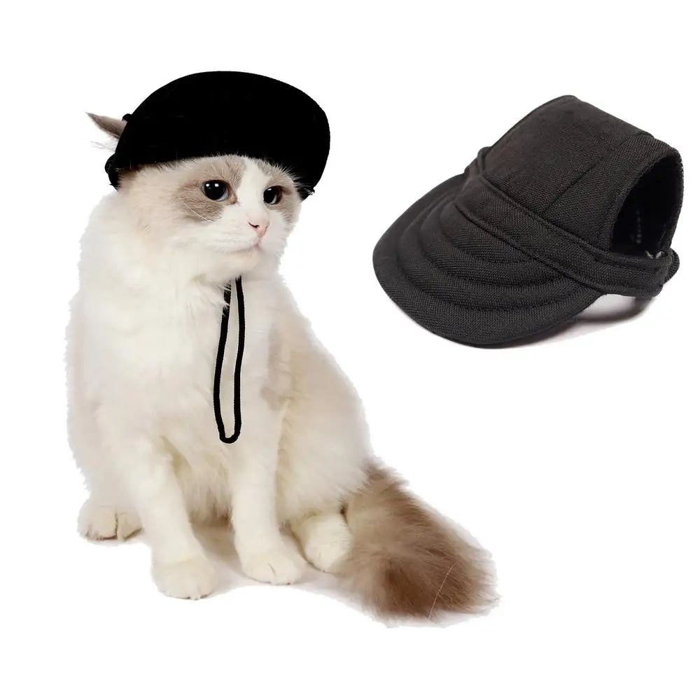 Dog Sun Hat Dog Baseball Caps For Sun Protection Adjustable Dog Beach Hat Summer Puppy Hat For Small Medium Large Dogs Kitten