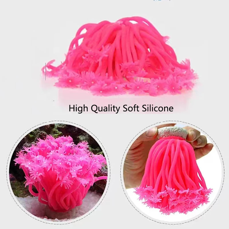 Artificial Underwater Coral  Aquarium Fish Tank Simulation Decoration Aquarium Backgrounds Plants Water Grass Accessories Home