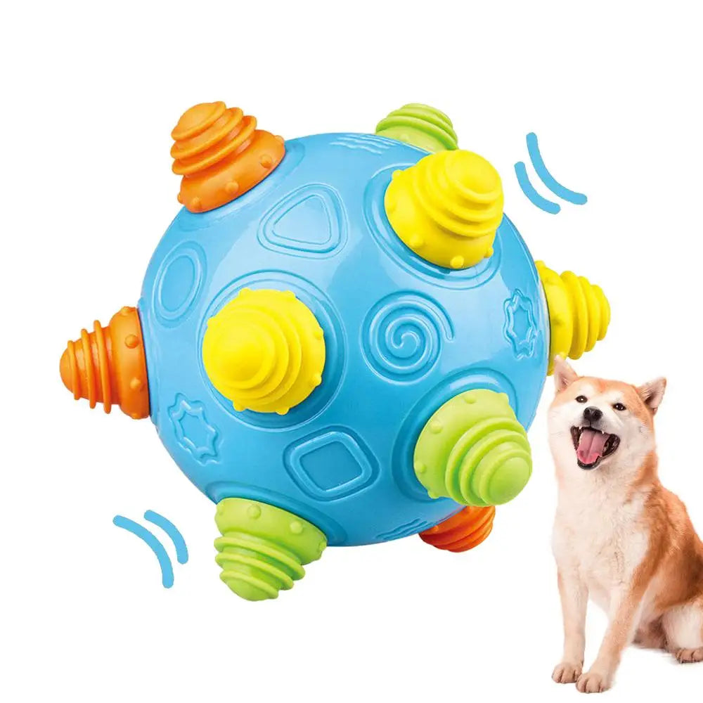 Interactive Dog Toy Ball LED Flash Music Dog Toy Ball Pet Bouncing Balls Interactive Jumping Toys For Dogs Playing Running