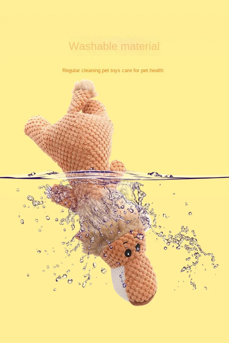 Cross-border pet supplies corn velvet elephant lion dog sound toy self-hi grinding teeth cleaning
