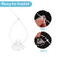 UXCELL Aquarium Clear Suction Cups Set 25mm Suction Cups Airline Tubing Holder with 30 Zip Ties Plastic Hook Suction Cup