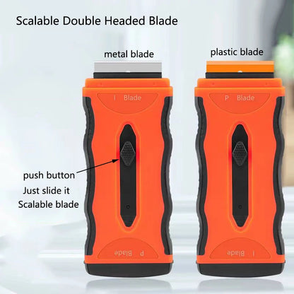 Plastic/Metal Aquarium Algae Remover Scraper for Car Window Vinyl Film Sticker Cleaning Glass Ceramic Dust Dirty Remover Tool