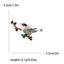 Enamel Bird Brooches for Women Rhinestone Sparrow Pins Magpie Badge Office Party Friend Gifts Accessories