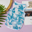 Summer Cute Print Pet Vest Cartoon Dog Clothes Breathable Kitten Clothes Sleeveless Yorkshire Clothing Puppy T-Shirt Pet Apparel