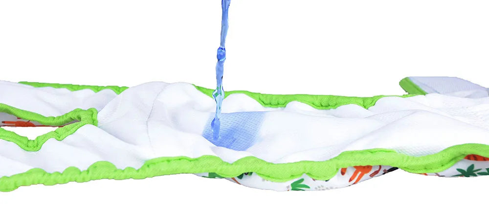 Reusable Dog Diapers Female Easy to Put No Leak Dog Diapers for Heat Cycle Diapers for Dogs Female High Absorbent Puppy Diapers