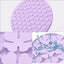 Lick Mat For Dogs Suction Dog Butter Lick Pad Raised Flower Design Dog Puzzle Bowl For Boredom Relief Floor Or Wall Treats