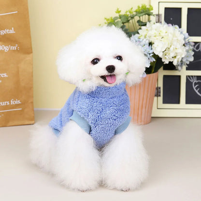 Pet Dog Sweater Fleece Winter Warm Soft Dog Clothes Comfort Puppy Clothing For Small Dogs Chihuahua Cat Hoodie Pet Accessories