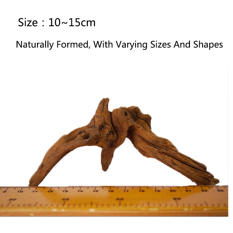 Natural Tree Trunk Aquarium Decoration Sunken Wood Artwork Decor Landscaping Ornaments Decor Fish Tank Ornament Different Shape