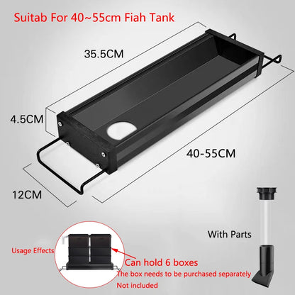 Fish Tank Drip Box Base Accessories Bracket Aquarium Filter Box Bracket Upper Filter Bottom Plate For Filter Drip Box Aquarium