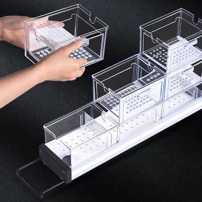 Aquarium External Filter Box for Pump Water Box for Upper Filtration Drip Circulation System Filter Container for Fish Tank New