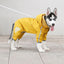 Dog Raincoat Waterproof Reflective Hooded Pet Rain Jacket 4 Legs Lightweight Rain Poncho Clothes for Small Medium and Large Dogs