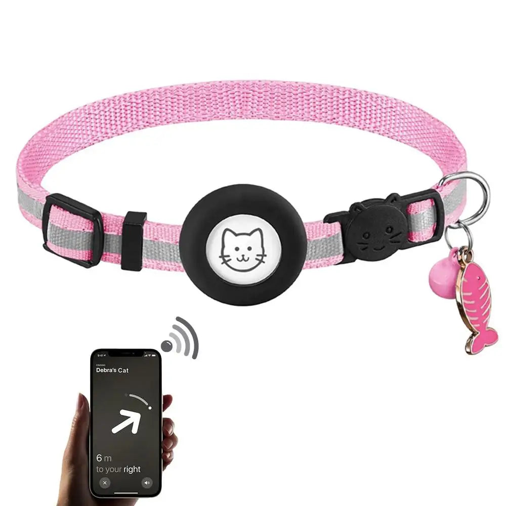Small Dog Collar Adjustable Dog Collar with Safety Buckle Pet Luminous Collar for Night Walking Pet Nest Wearing for Dogs Cats