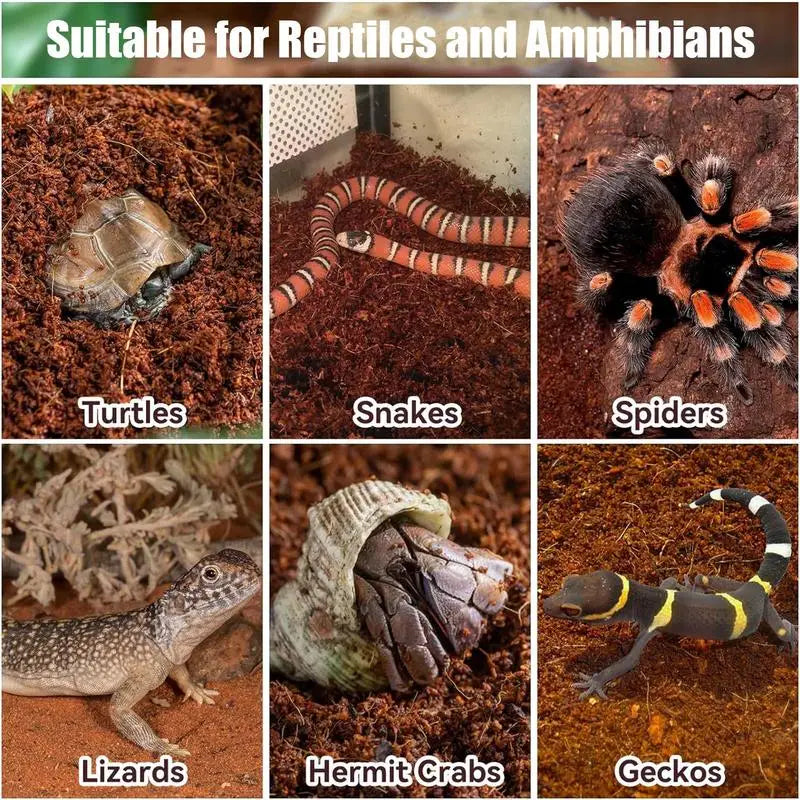 Coconut Substrate For Reptile Coconut Coir Bricks Cocofiber Substrate Reptile Bedding Natural Husk Bedding Moisturizing