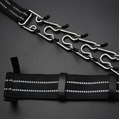 Reflective Dog Pinch Collar for a Small, Medium, Large Dog Stainless Steel No Pull Dog Collar with a Quick Release Buckle