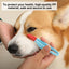 Dog Tear Stain Remover Comb Silicone Brush Head Pet Tear Stain Remover Comb With Anti-Slip Handle Multipurpose Dog Comb Durable