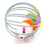 1pc Cat Toy Stick Feather Wand With Bell Mouse Cage Toys Plastic Artificial Colorful Cat Teaser Toy Pet Supplies Random Color