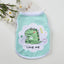 Cute Print Puppy Dog Vest Shirt Spring Summer Pet Clothes for Small Dogs Pomeranian Poodle Cat Shirts mascotas Clothing Apparel