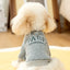 Winter Clothes for Dogs Pet Warm Dog Hoodies Letter Pullover Dog Coat New Cat Clothing Chihuahua French Bulldog Puppy Sweatshirt