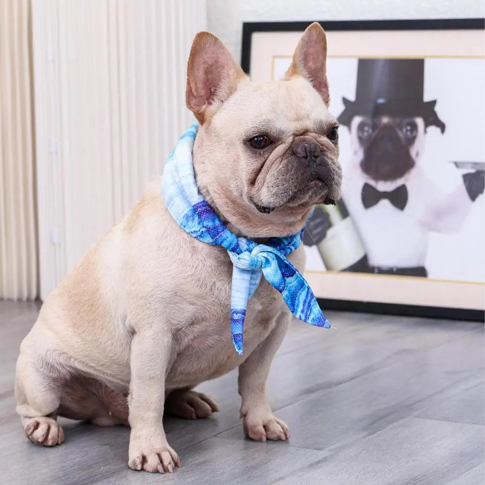 Cool Bandana For Dogs Instant Cooling Pet Bandana Pet Breathable Summer Ice Scarf Collar For Small Medium Large Dogs
