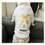 Pet Clothes  Dog Clothes Parent-child Wear Spring and Autumn Korean Version Printing Pure Cotton Two Colors Seven Sizes