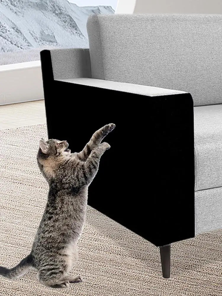 Cat Scratching Mat Self-Adhesive Trimmable Carpet Cat Pet Scratcher for Anti-scratching Sofa Furniture Protection Cat Accessorie