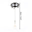 UXCELL 1 Pc Fashion Funny Cat Playing Rod Portable Spider Moon Halloween Toys Cat Playing Rod for Indoor