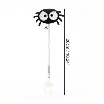 UXCELL 1 Pc Fashion Funny Cat Playing Rod Portable Spider Moon Halloween Toys Cat Playing Rod for Indoor