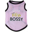 Summer Cotton Puppy Dog Vest Shirt Letter Print Pet Clothes for Small Dogs Chihuahua Pinscher Yorkshire Shirts mascotas Clothing
