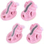 4pcs Small Size Dogs Mesh Sandals Breathable Summer Dog Shoes Safety Reflective Anti-Slip Sneakers for Puppy Teddy Pet Supplies