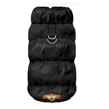 Winter Dog Down Jacket for Small Medium Dogs, Thicken Warm Puppy Puffer Jacket Turtleneck Padded Coat Cold Weather Dog Clothes