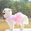 Lace Chiffon Dress for Small Dog Cat Lovely Floral Dress Pet Party Birthday Costume Dog Wedding Dress Cute Dog Clothes in Summer