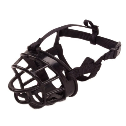Adjustable Dog Muzzle Soft Silicone Breathable Strong Basket Small Medium Large X-Large Dogs Mouth Muzzles Lightweight & Durable