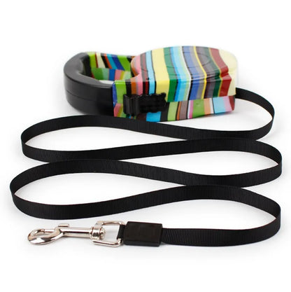 5m Durable Dog Leash Automatic Retractable Nylon Dog Lead Extending Puppy Walking Leads for Small Dog Chihuahua Pug Pet Supplies