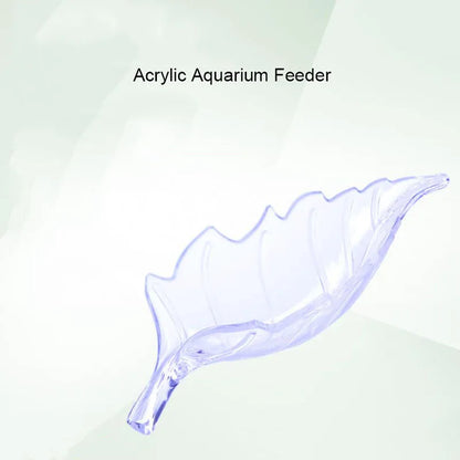 HighTransparent Acrylic Aquarium Fish Tank Shrimp Food Feeding Circle Feeder Floating Bottom Feeder Fish Shrimp With Suction Cup