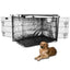 Dog Cage Cover Silver Coated Oxford Cloth Dog Kennel Cover Breathable Double Door Cage Cover Crate Cover With Ventilation