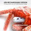 Dog Plush Chew Toy USB-Charged Pet ChewingToy Floppy Lobster Dog Toy Washable Cute Cat Toys For Puppy Dog Cats For Home Outdoor